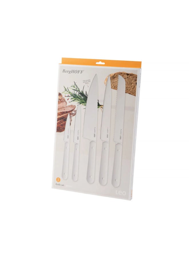 Berghoff 5-Pc Complete Knife Set-White - Image 2
